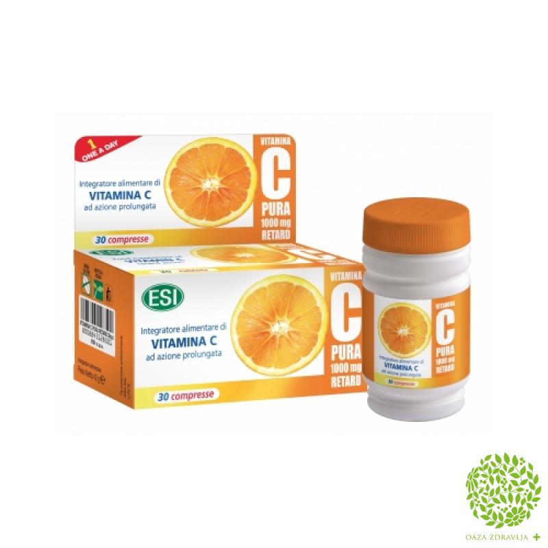 Vitamin C Retard Tableta 30x1000mg Oaza Zdravlja