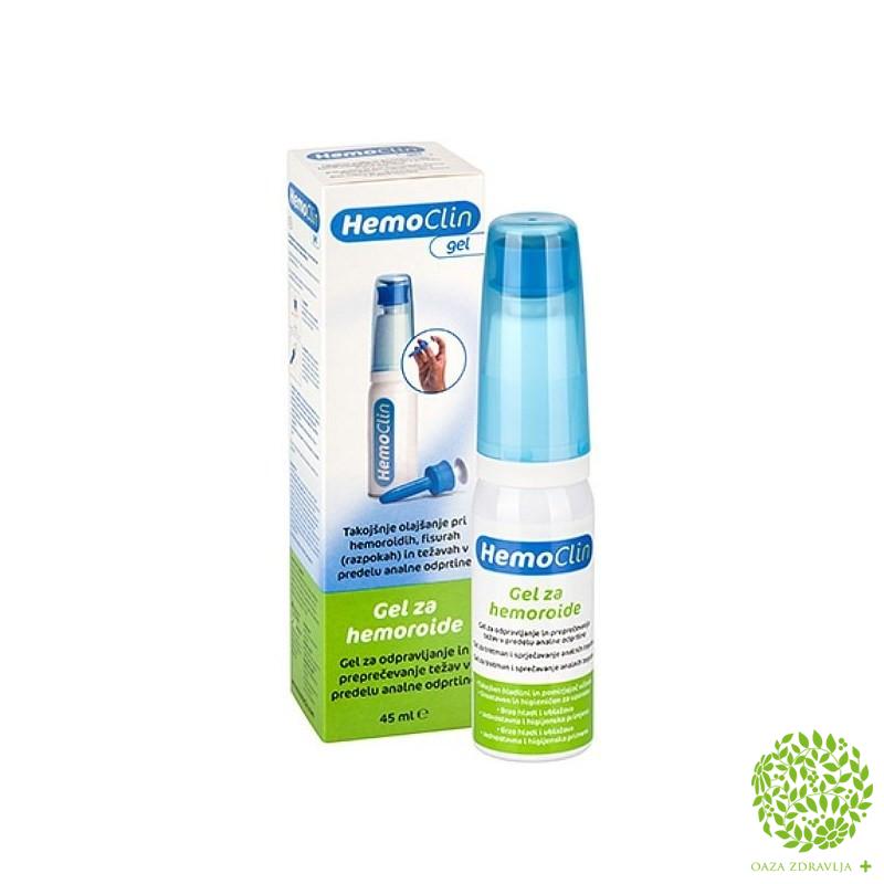 Hemoclin Gel Za Hemoroide 45ml Oaza Zdravlja