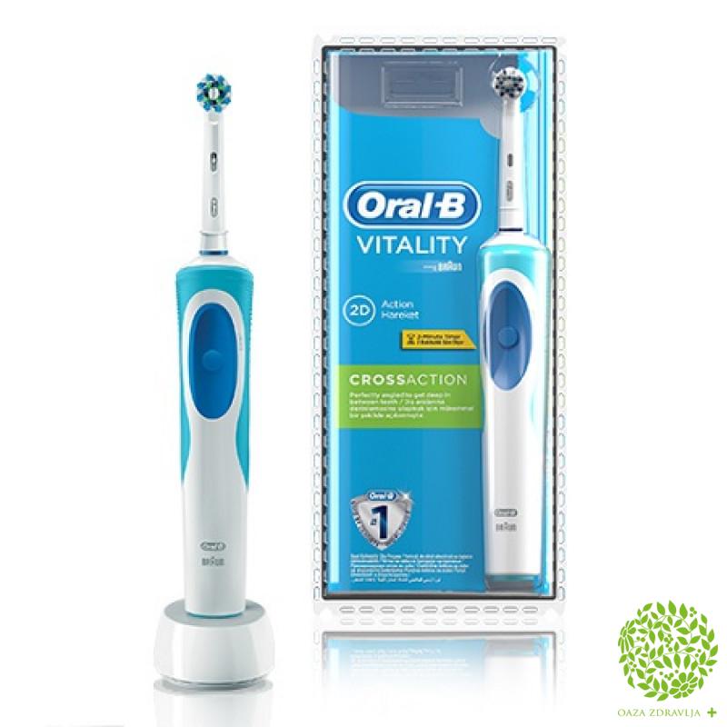 Oral B Elektricna Cetkica Vitality Crossaction 2d Oaza Zdravlja