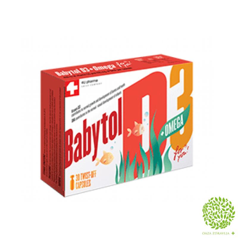 Babytol D3 Omega Kapsula A30 Oaza Zdravlja