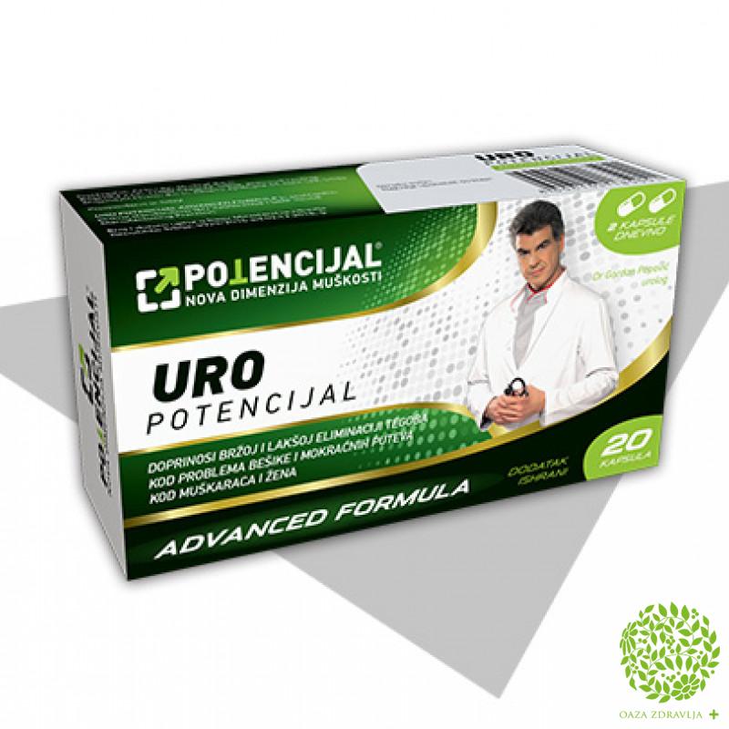 Potencijal Uro Advance 20 Kapsula Oaza Zdravlja