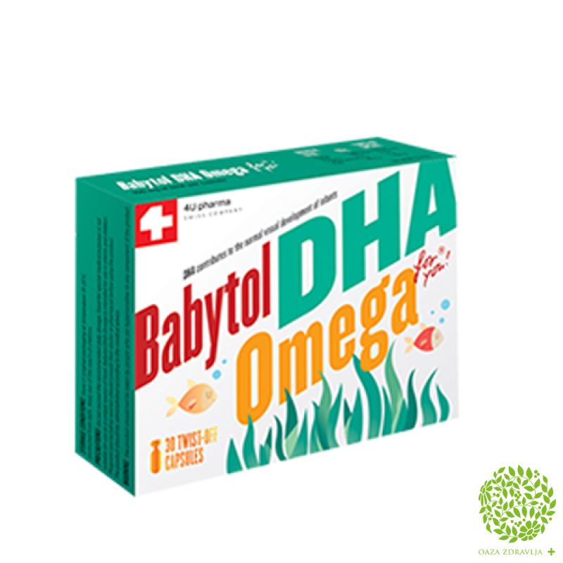 Babytol Dha Omega 30 Kapsula Oaza Zdravlja