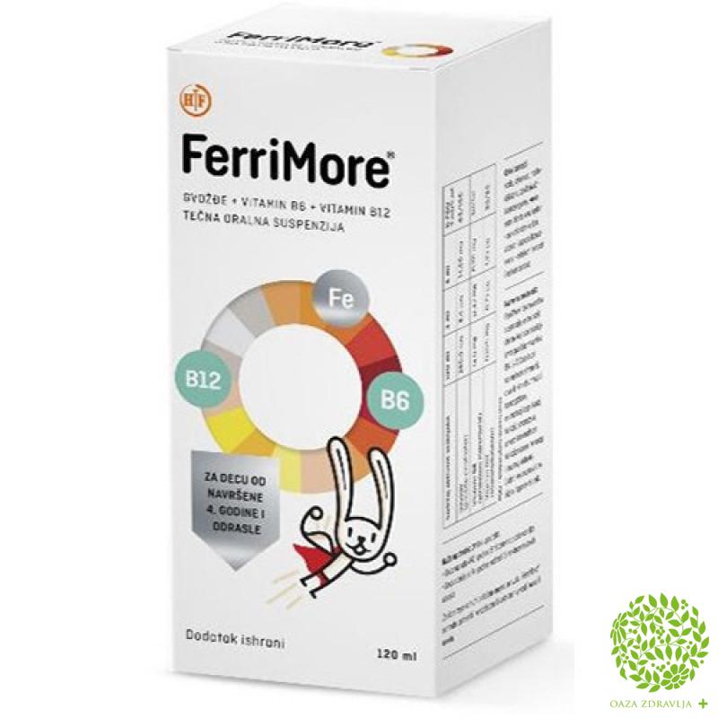Ferrimore Oralna Suspenzija 120ml Oaza Zdravlja